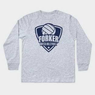 Focker Water Volleyball Kids Long Sleeve T-Shirt